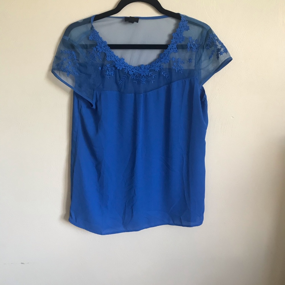 Royal Blue Blouse